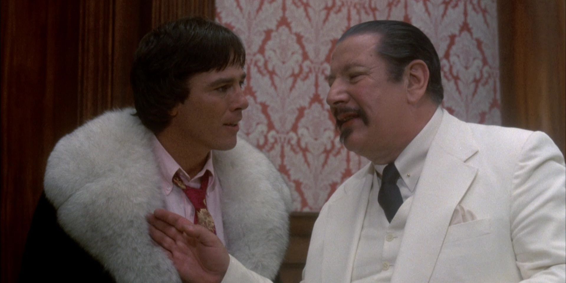 Richard Hatch and Peter Ustinov in &lsquo;Charlie Chan and the Curse of the Dragon Queen&rsquo;