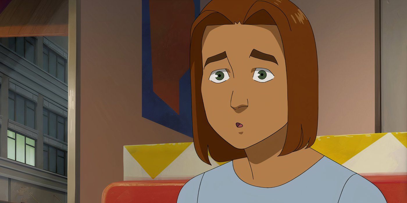 Rudy Conners staring with an odd expression in the series Invincible.