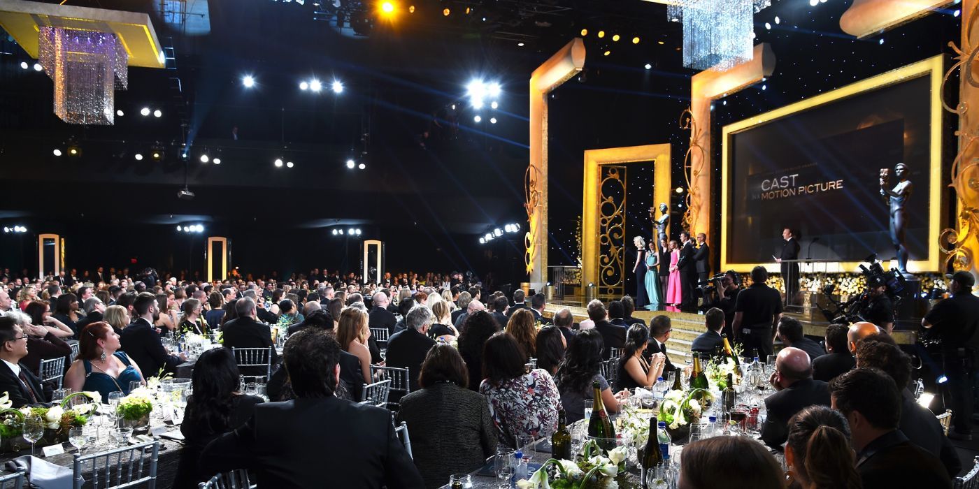 Actors and actresses attending the 2021 SAG Awards.
