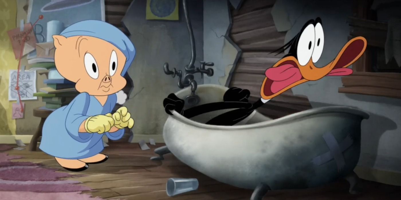 Porky Pig and Daffy Duck in 'The Day the Earth Blew Up: A Looney Tunes Movie'