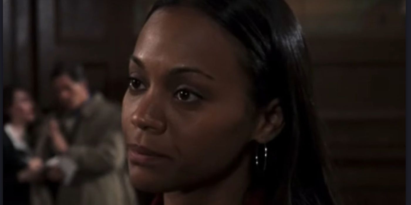 Zoe Salda?a as Gabrielle Vega in the Law and Order: SVU episode "Criminal"