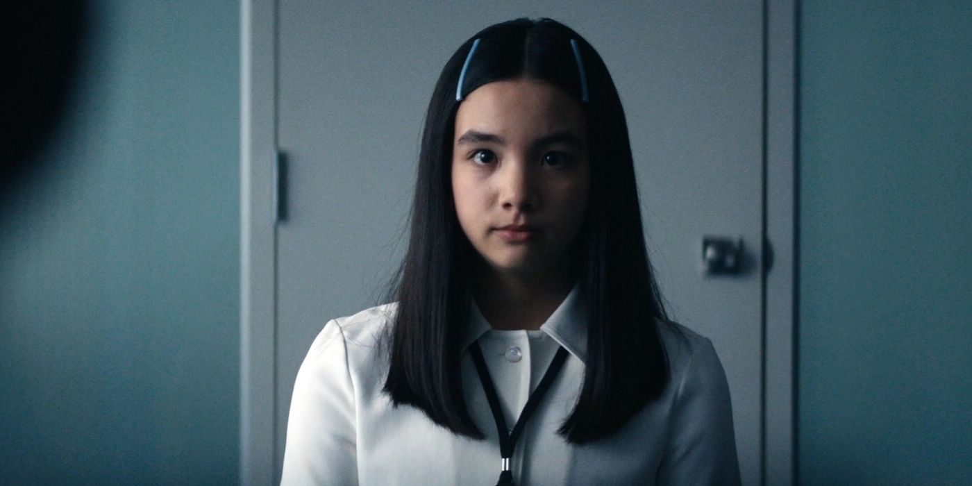 Miss Huang (Sarah Bock) in Apple TV&rsquo;s &lsquo;Severance&rsquo;.