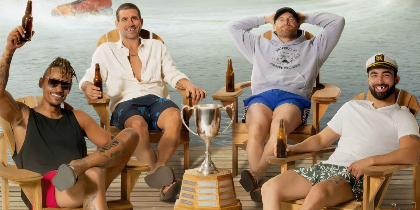 The cast of Shoresy in the Season 4 poster