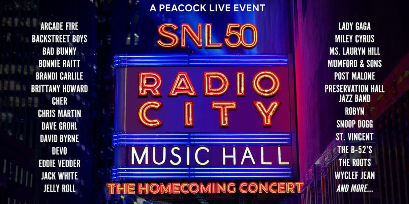 Key art for &lsquo;SNL50: The Homecoming Concert&rsquo;