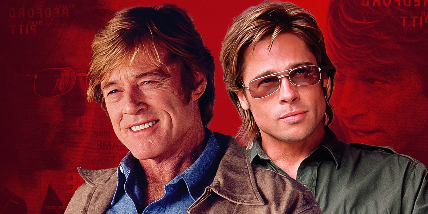 Custom image of Robert Redford and Brad Pitt in Spy Game