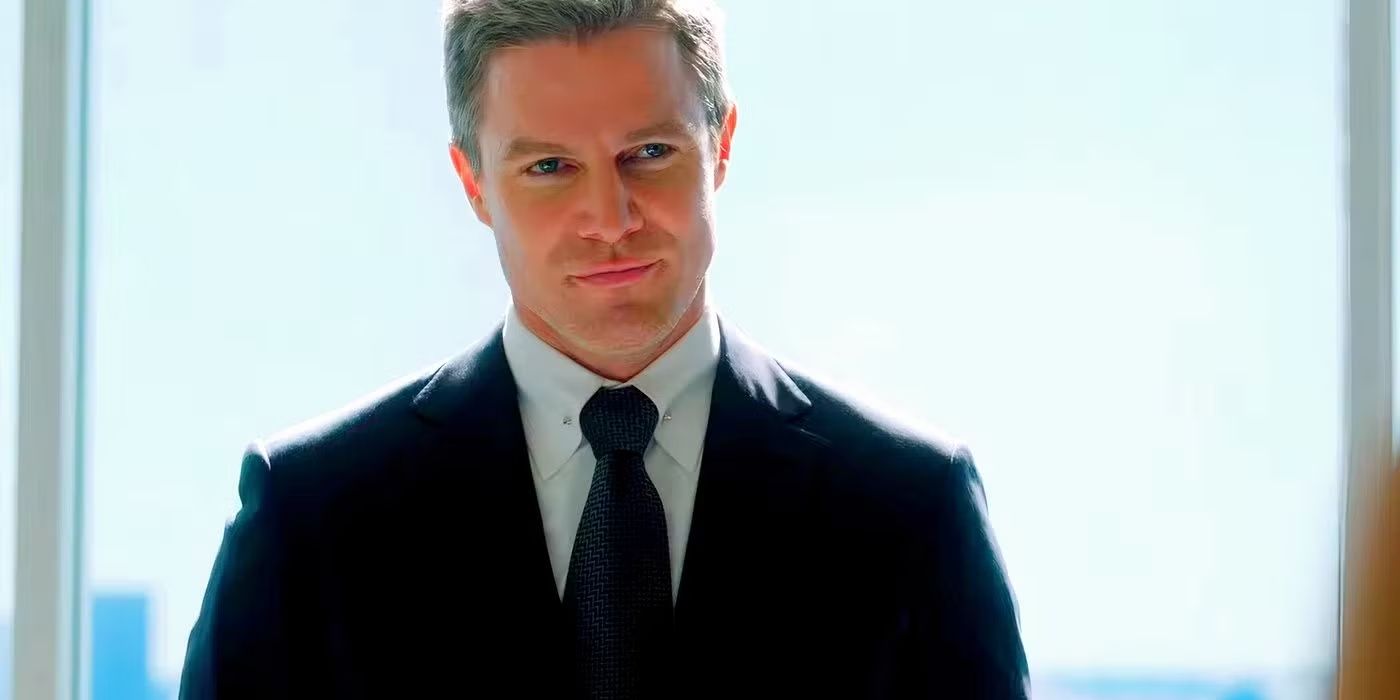 Ted (Stephen Amell) in a suit in 'Suits LA'