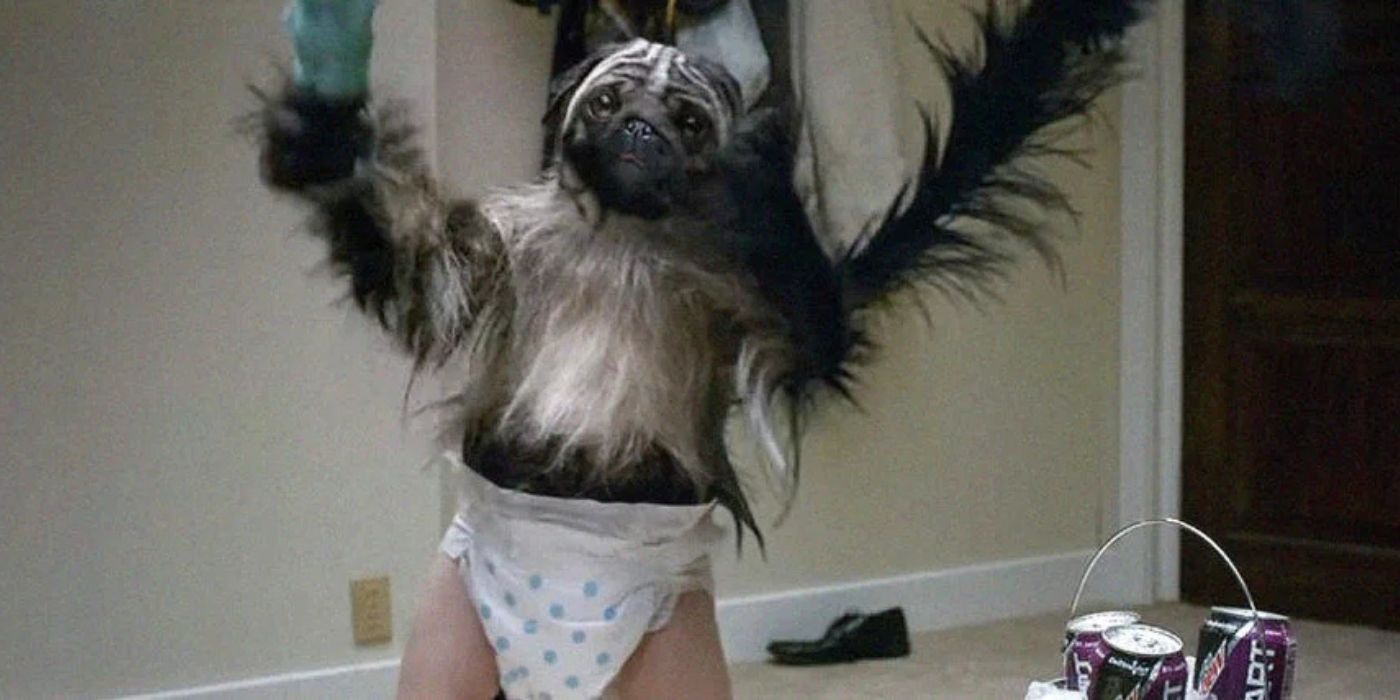 The infamous PuppyMonkeyBaby from the Mountain Dew Super Bowl commercial.
