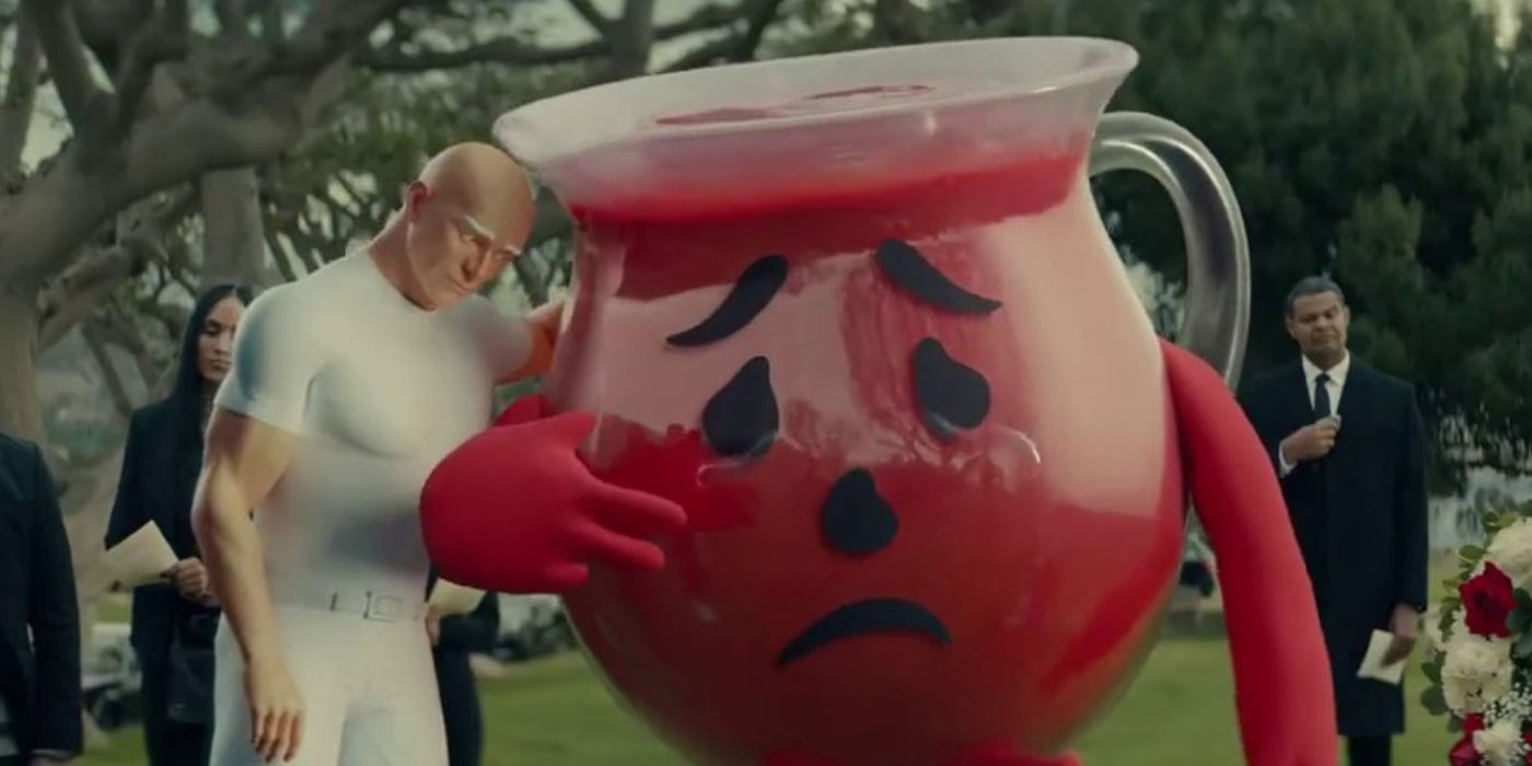 Planter&rsquo;s Super Bowl featuring Mr. Clean and the Kool Aid Man attending Mr. Planter&rsquo;s funeral.