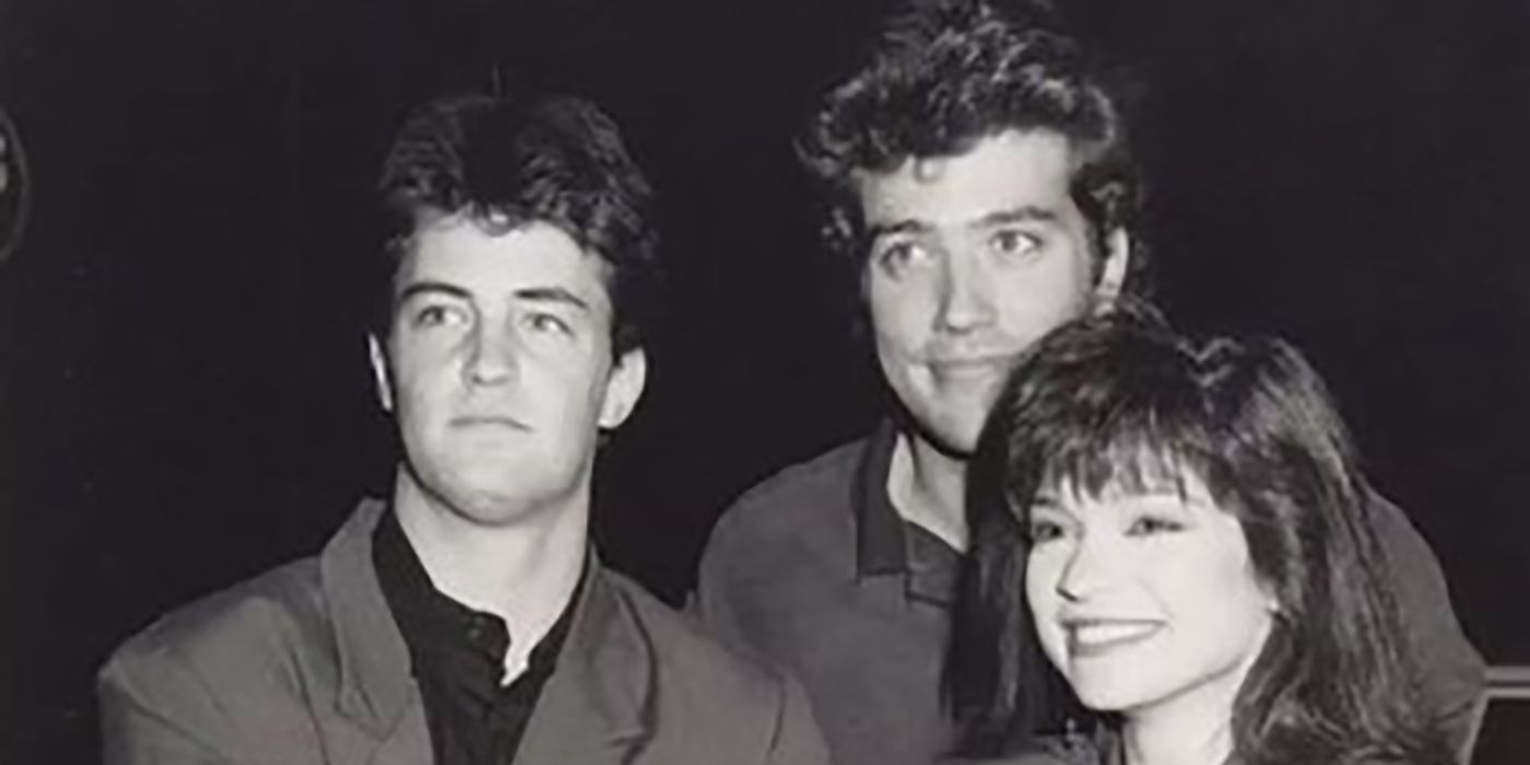 A black and white image of the three main cast members from Sydney.