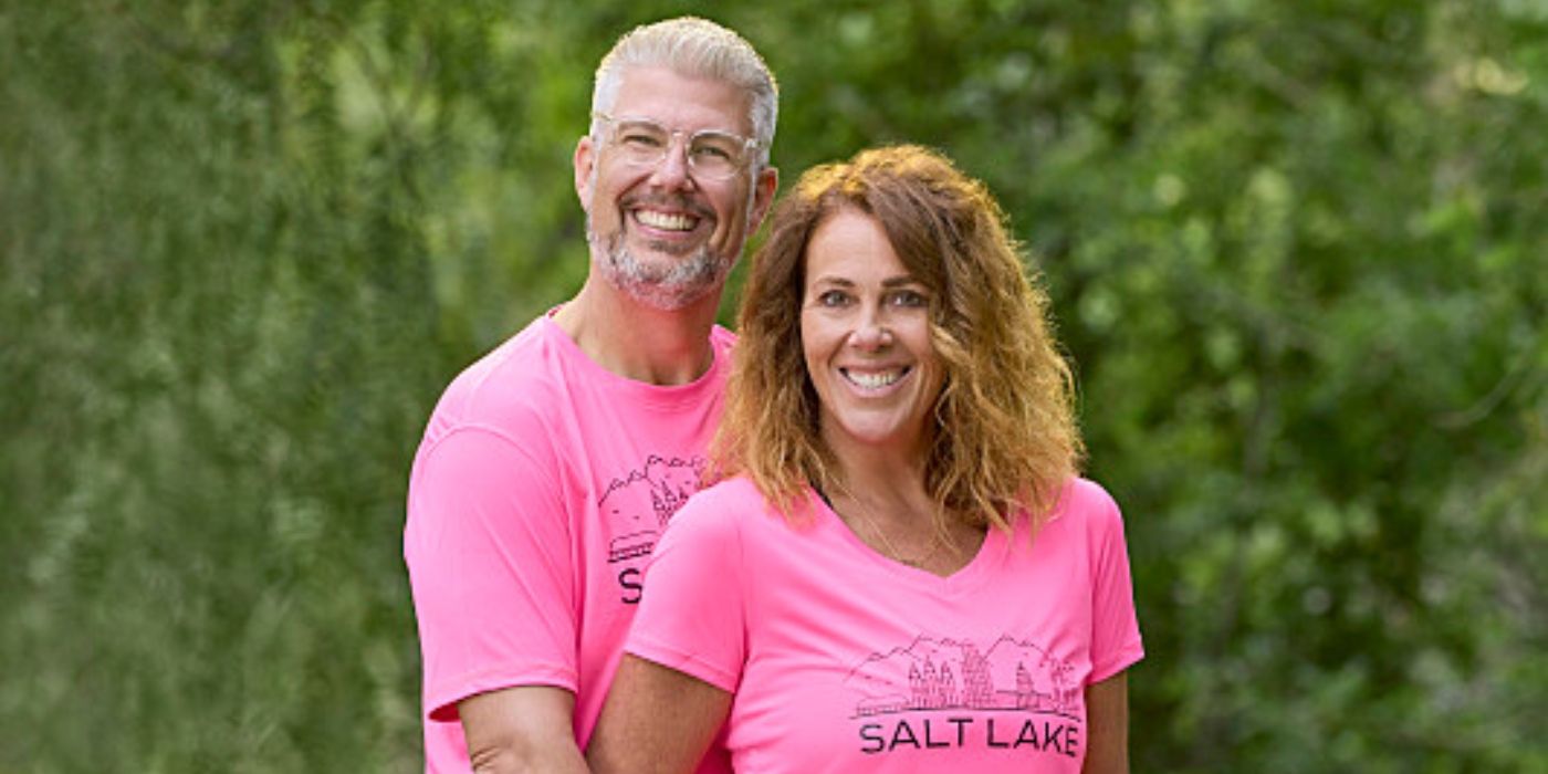 Scott Thompson and Lori Thompson on &lsquo;The Amazing Race&rsquo; Season 37.