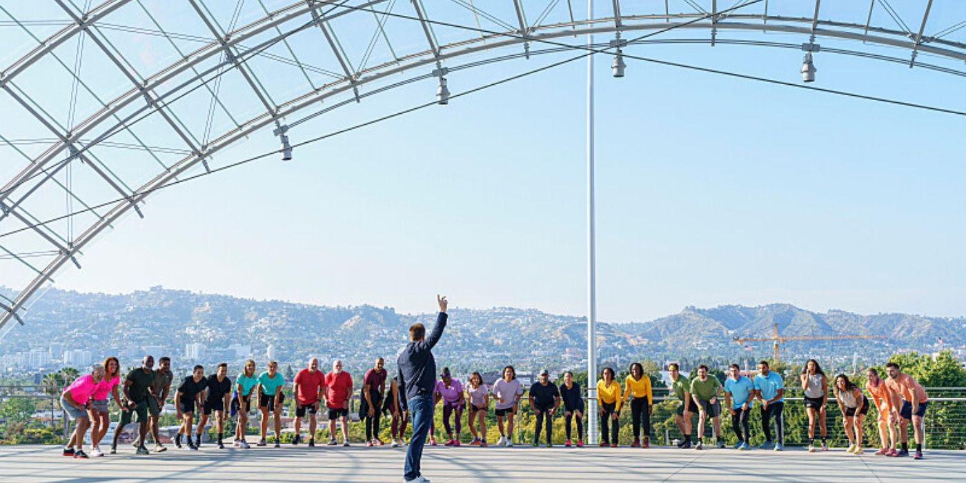 Phil Keoghan sets the teams off at the starting line on &lsquo;The Amazing Race&rsquo; Season 37.
