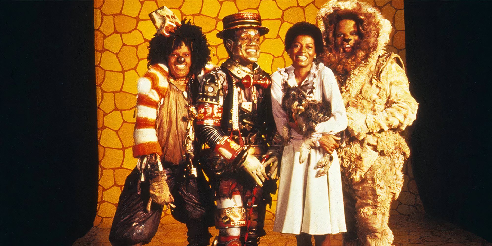 The cast of The Wiz posing together