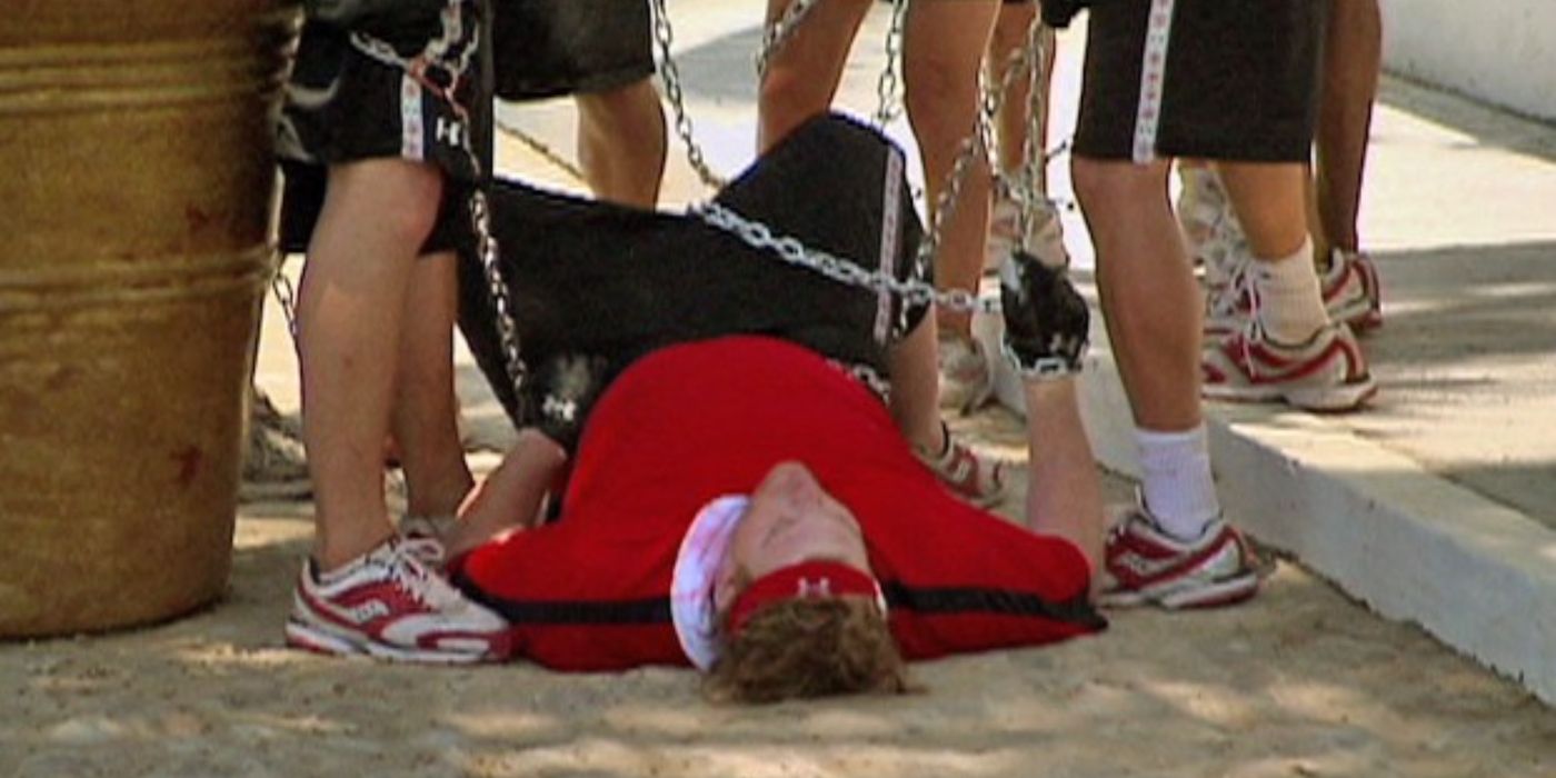 Big Easy passes out during the finale of &lsquo;Real World/Road Rules Challenge: The Gauntlet III.'