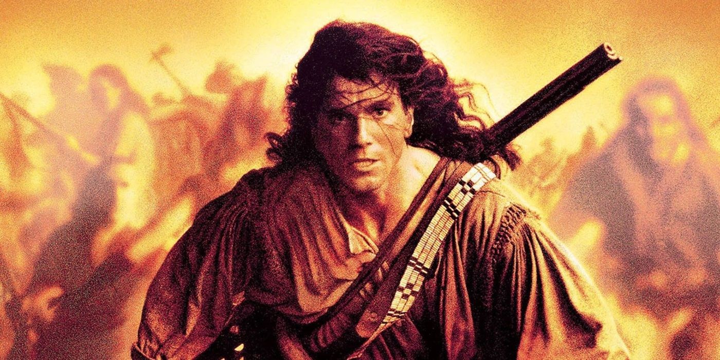 Daniel Day-Lewis as Nathaniel &ldquo;Hawkeye&rdquo; Poe in The Last of the Mohicans
