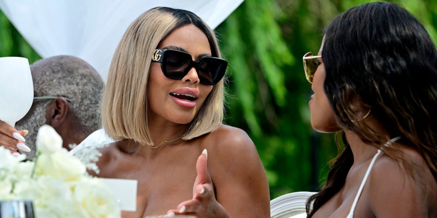 Mia Thornton wears her sunglasses on &lsquo;The Real Housewives of Potomac.'