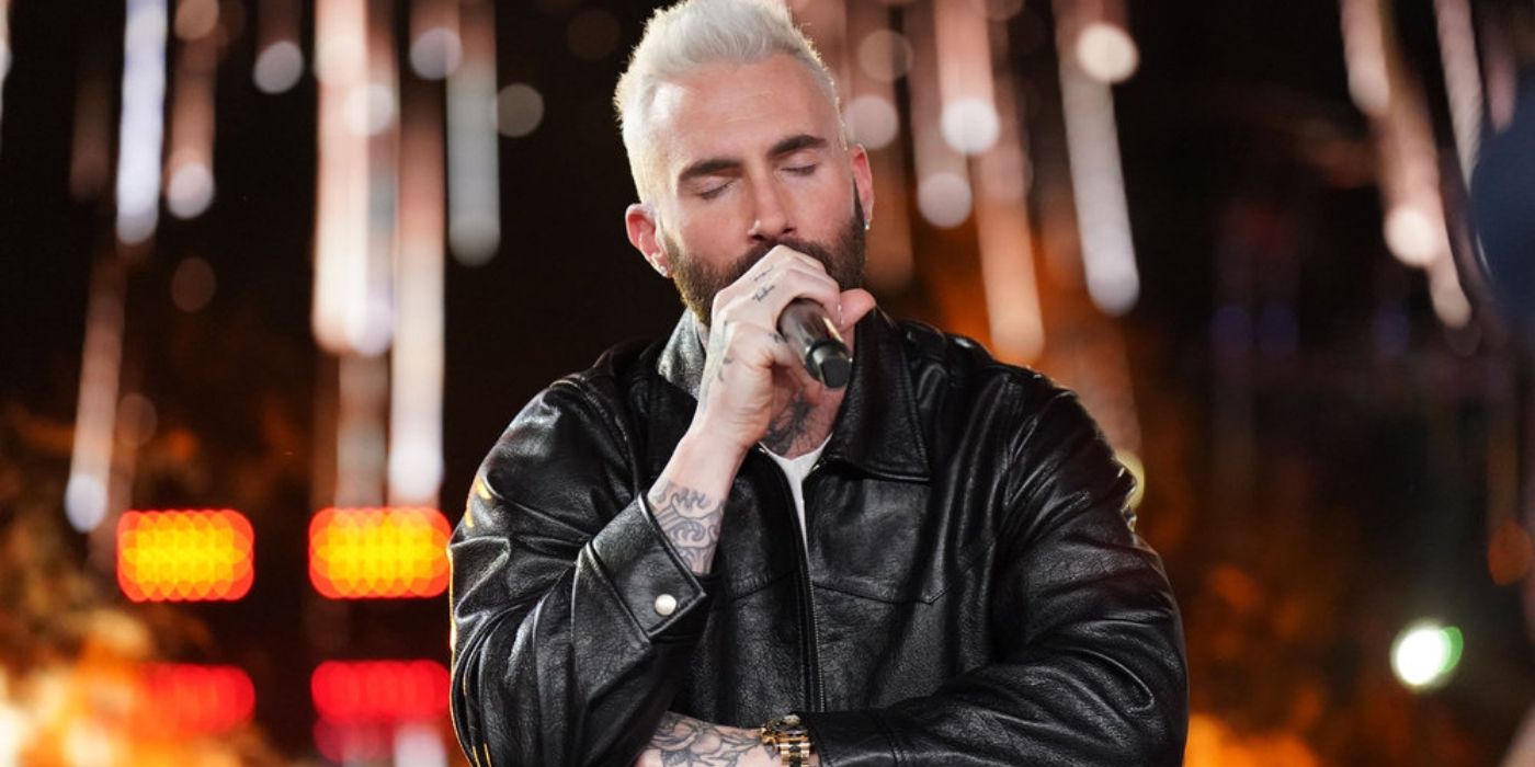 Adam Levine sings on the premiere of 'The Voice' Season 27.