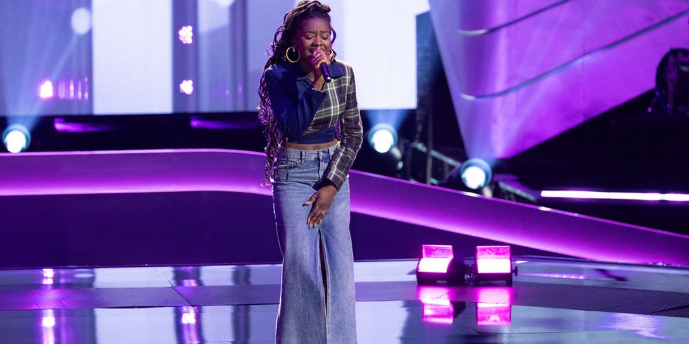 Ari Camille during her Blind Audition on 'The Voice' Season 27.