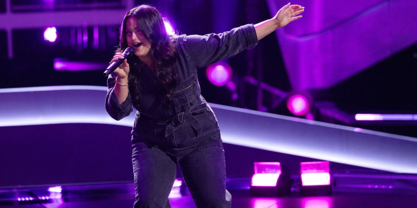 Jacquelyn George sings for her Blind Audition on 'The Voice' Season 27.