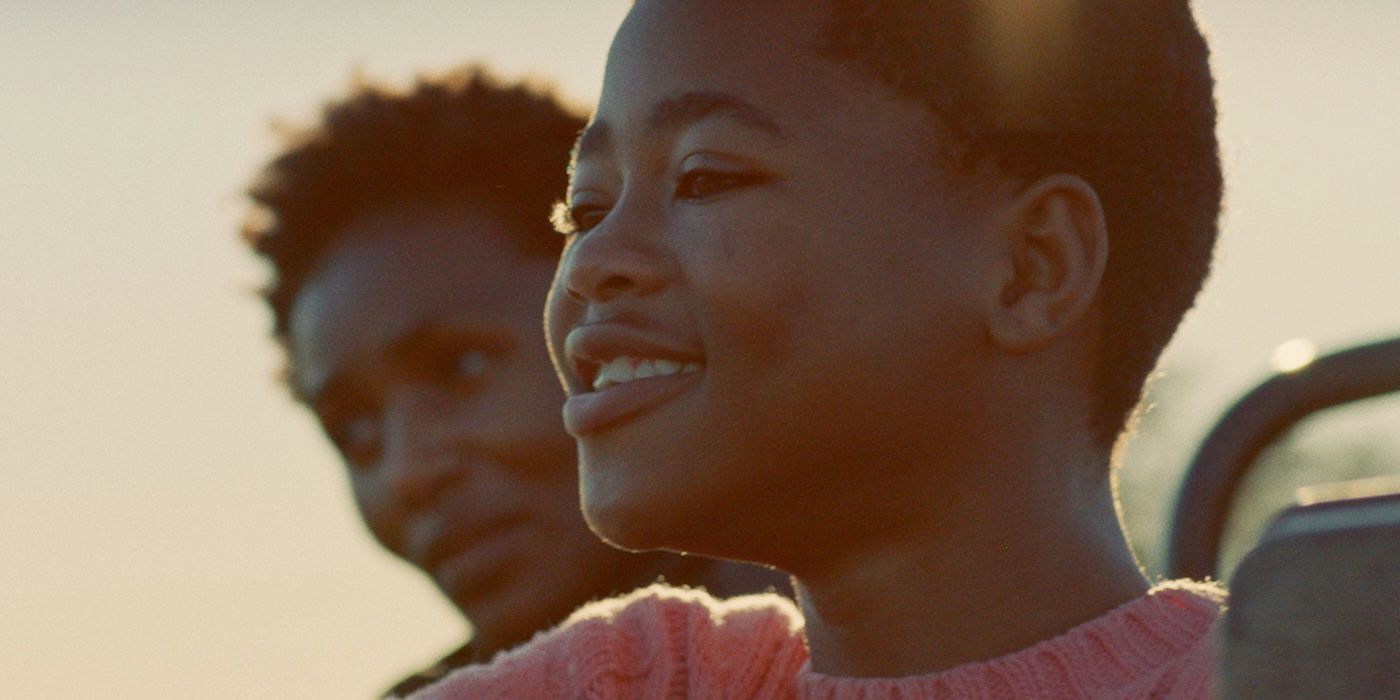 A young boy smiling in The Last Ranger