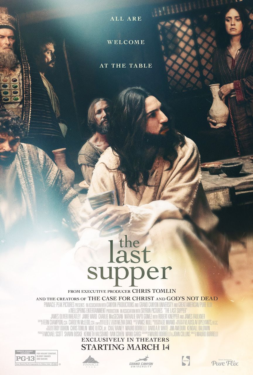 Jesus addresses his disciples in the first poster for 'The Last Supper'