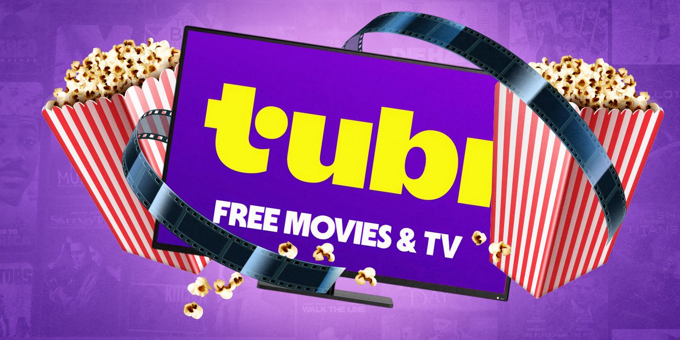 Tubi logo with some popcorn