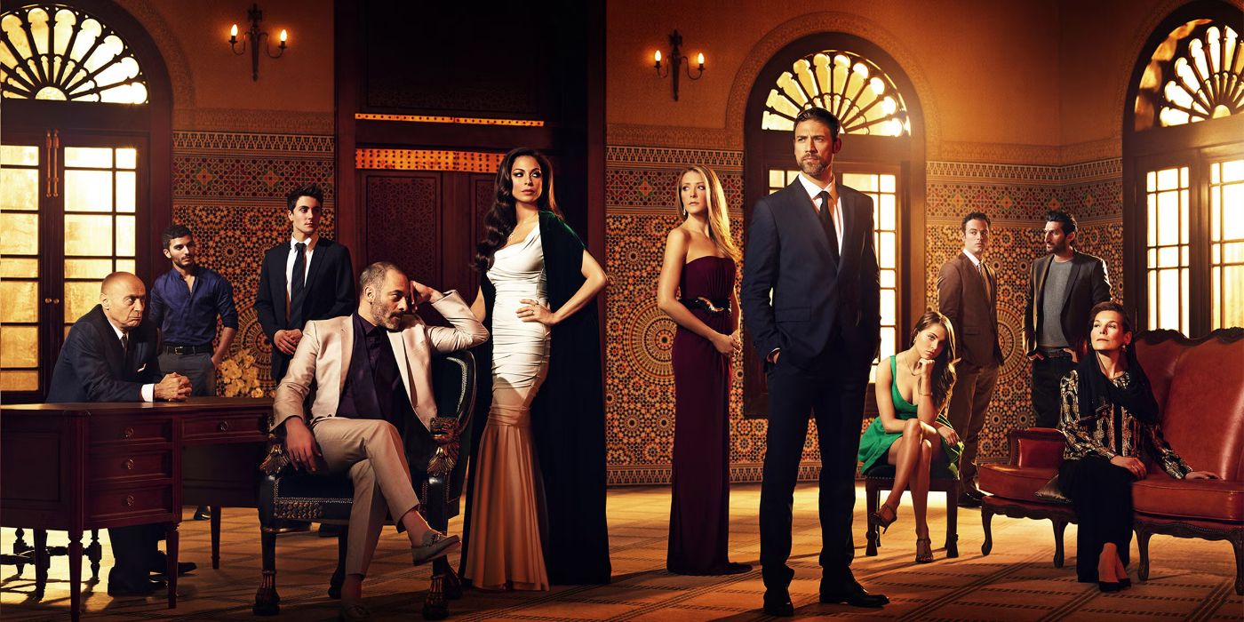 The cast of Tyrant in a promo for Season 1