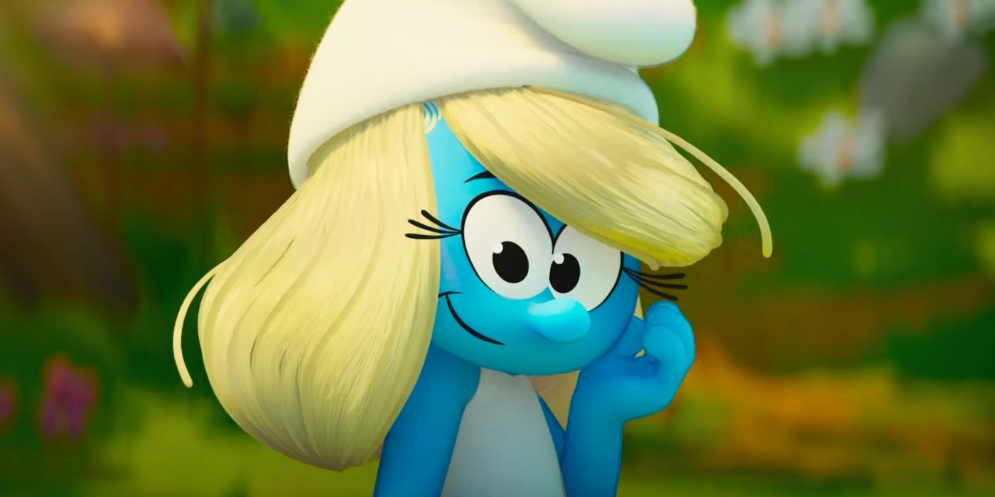 Rhianna as Smurfette in Smurfs