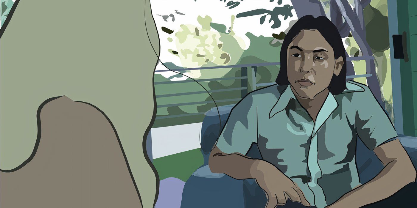 Two characters from Waking Life