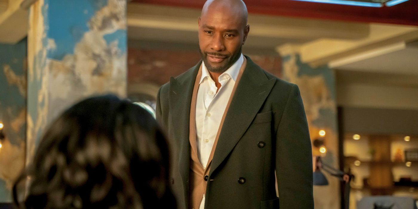 Morris Chestnut smiling in Watson Episode 3