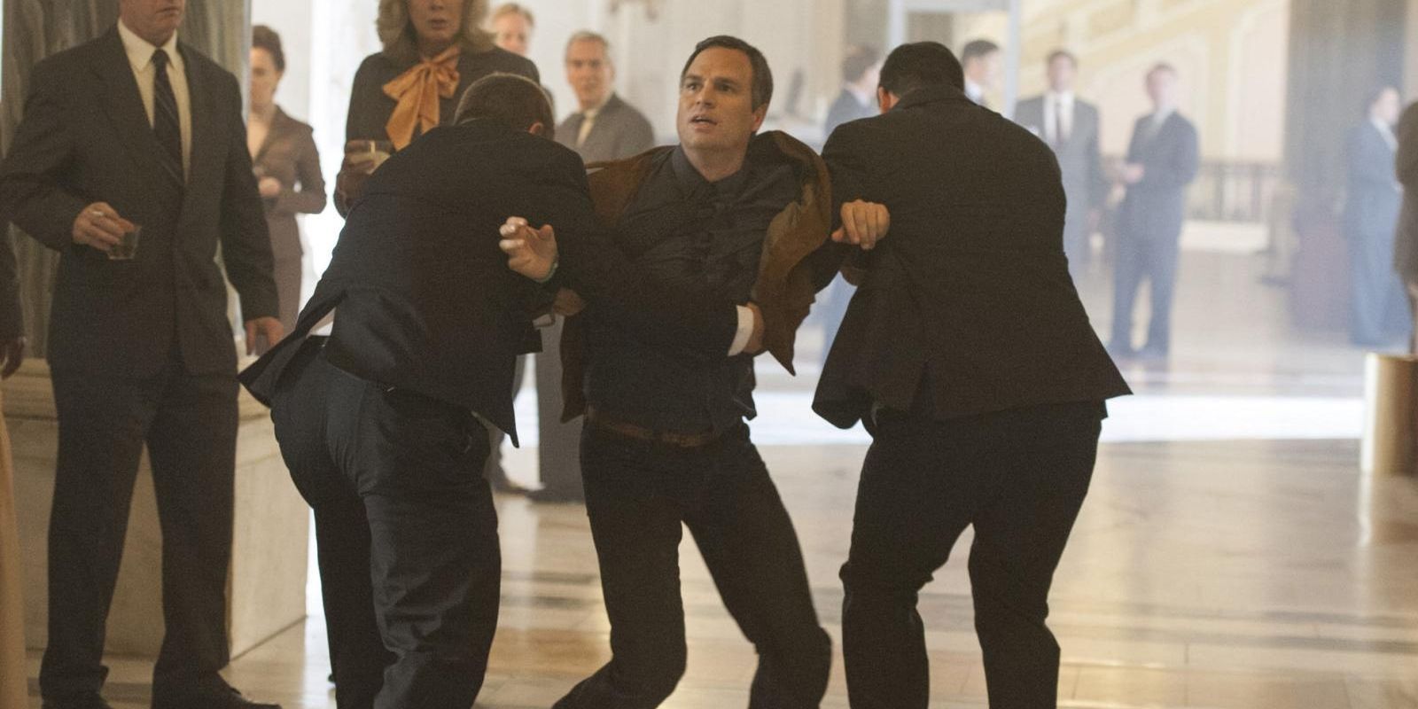 Weeks (Mark Ruffalo) being dragged away in 'The Normal Heart'
