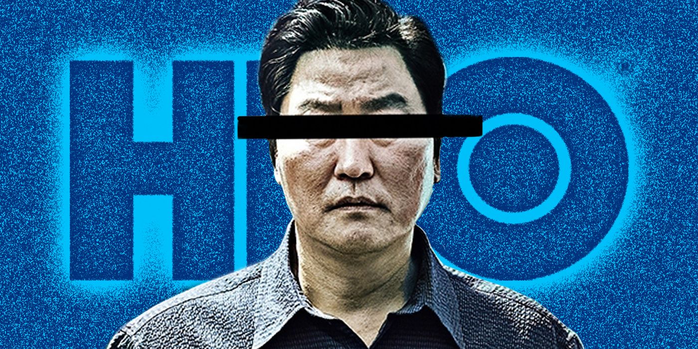 Song Kang-ho from Parasite in front of the logo for HBO