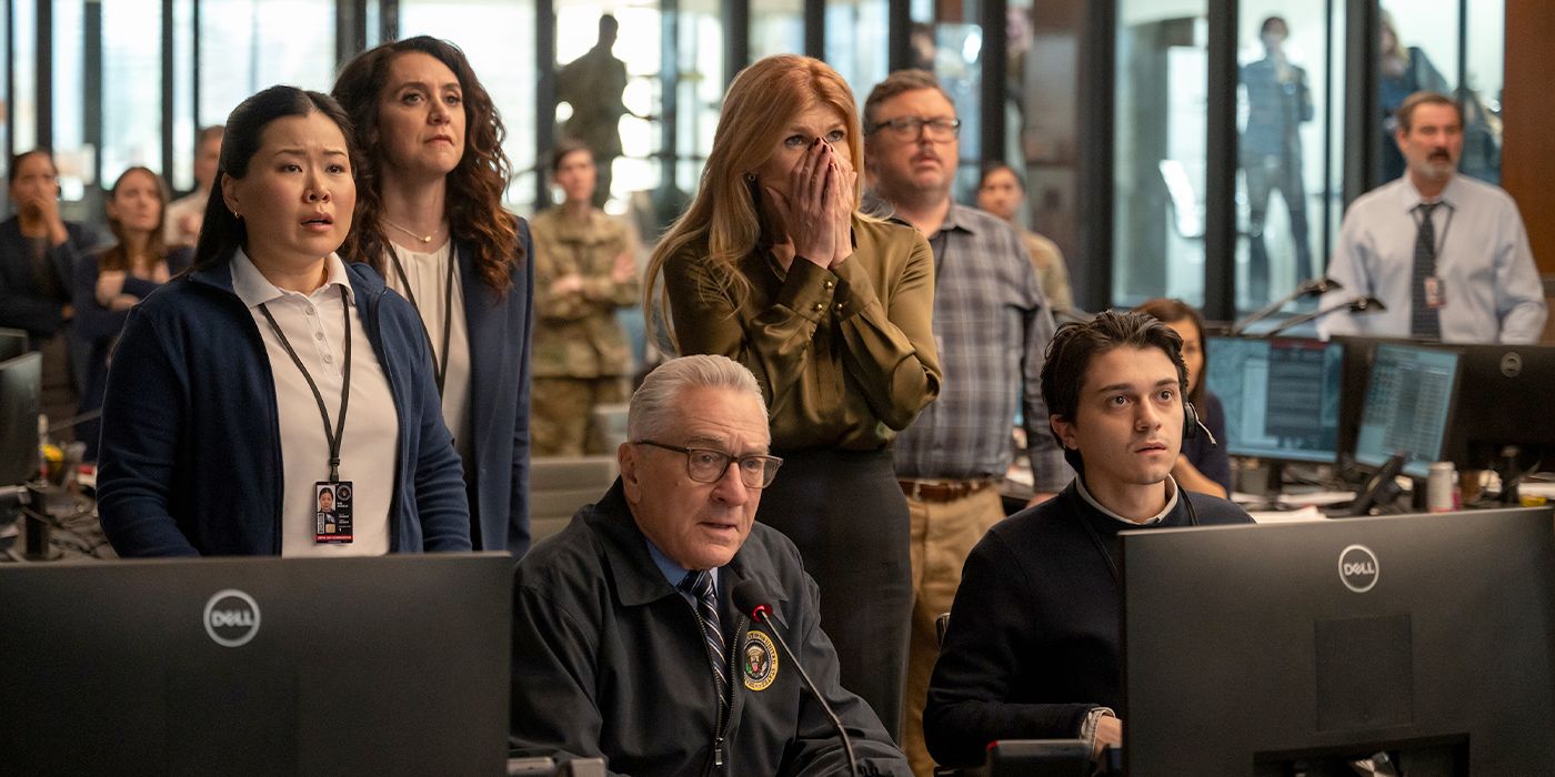 Robert De Niro as George Mullen and Connie Britton as Valerie Whitesell in &lsquo;Zero Day&quot;