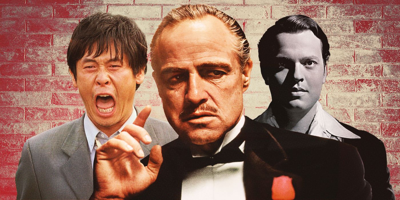 Blended image showing characters from Peppermint Candy, The Godfather, and Citizen Kane