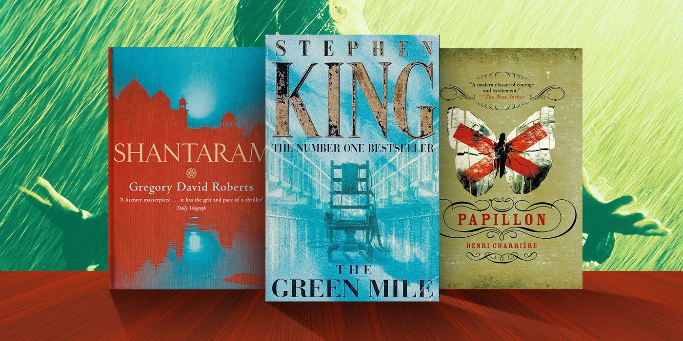 Blended image showing the covers of three books