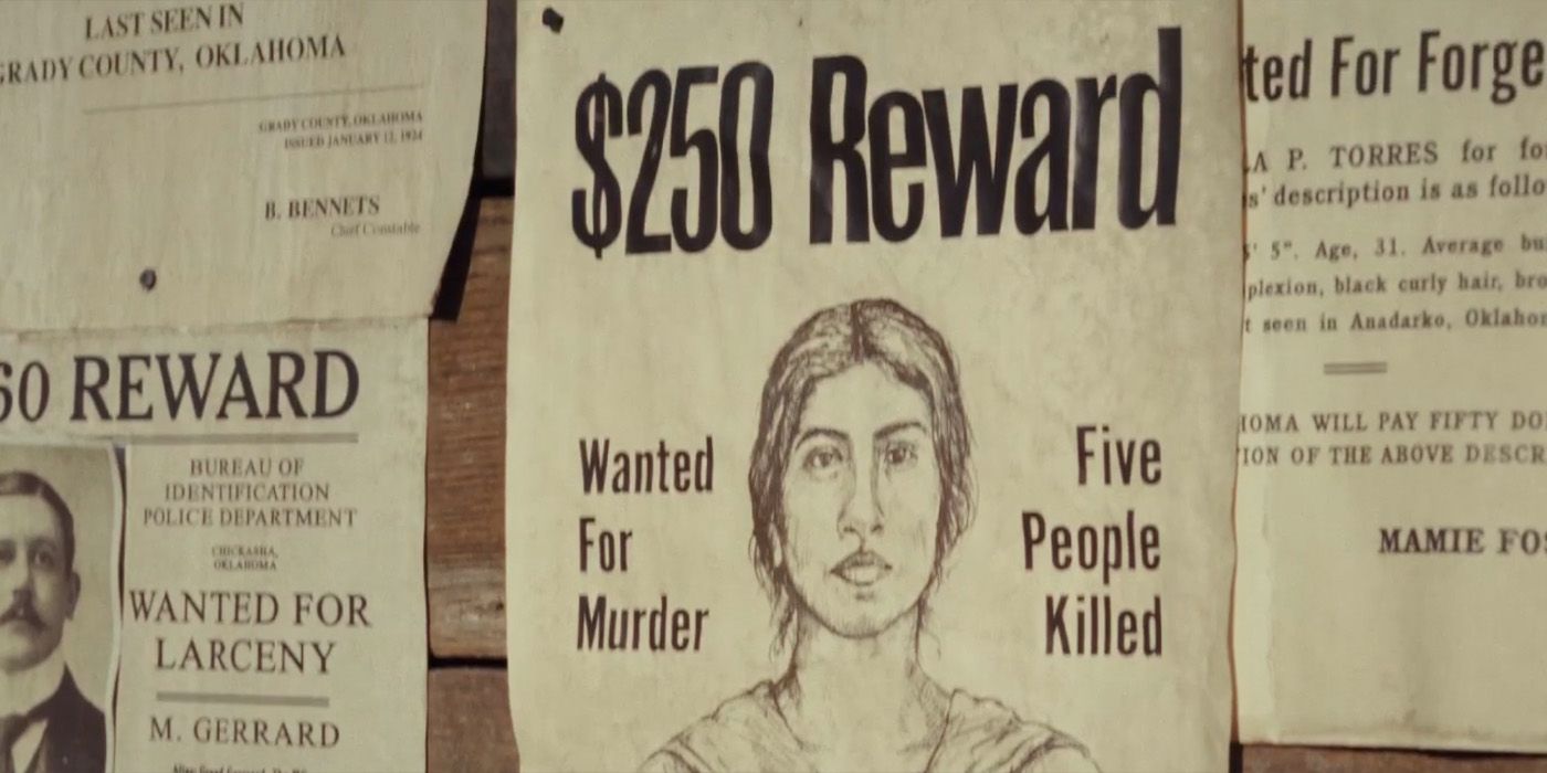 A wanted poster for Teonna in 1923 Season 2 Episode 3