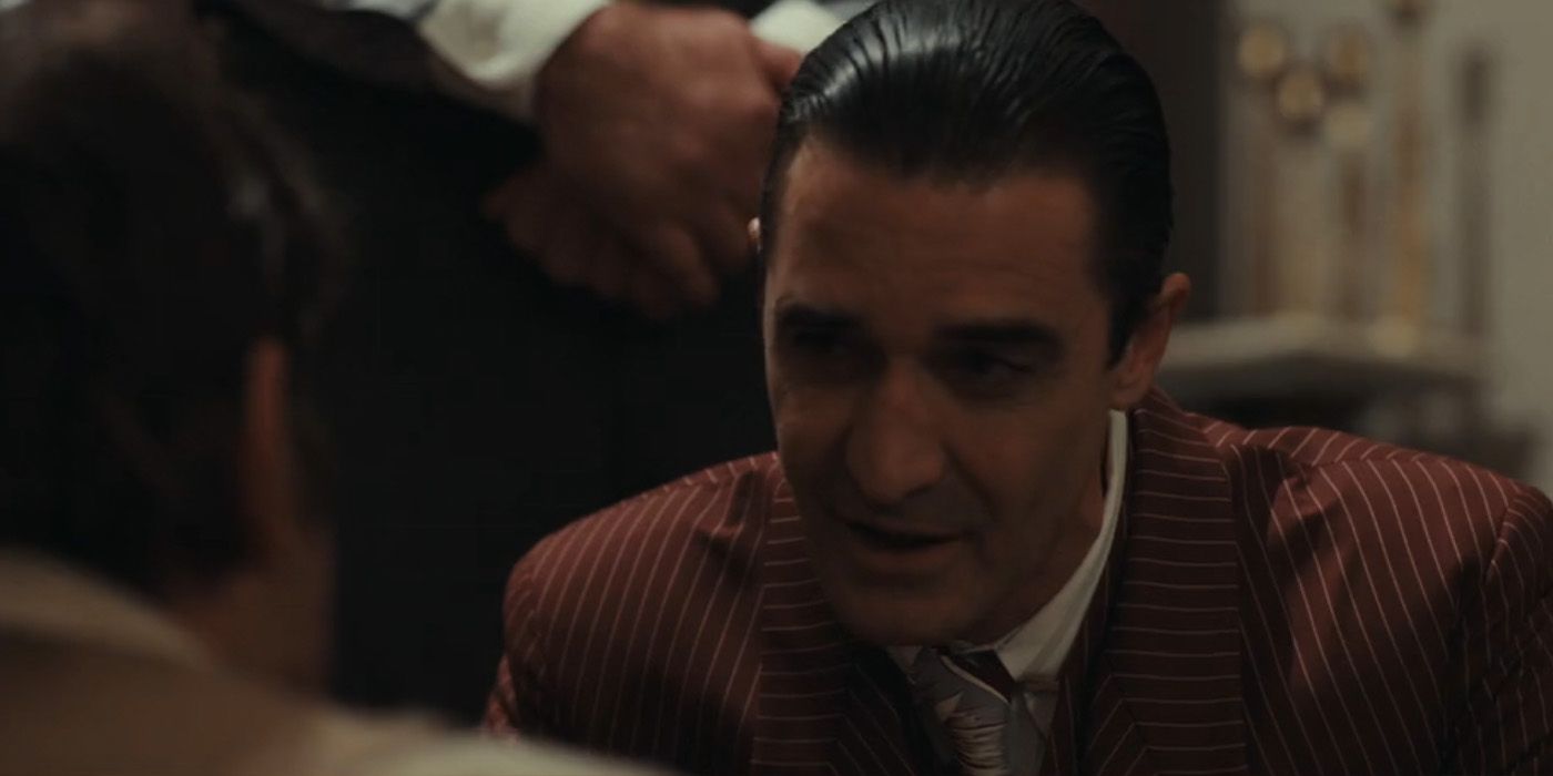 Sal Maceo (Gilles Marini) speaks with Spencer Dutton (Brandon Sklenar) on &lsquo;1923&rsquo;