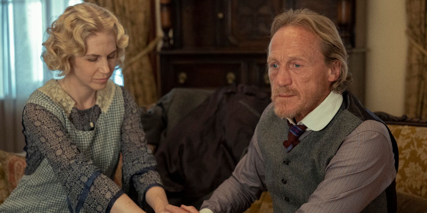 Sarah Randall and Jerome Flynn in 1923 Season 2 Episode 4