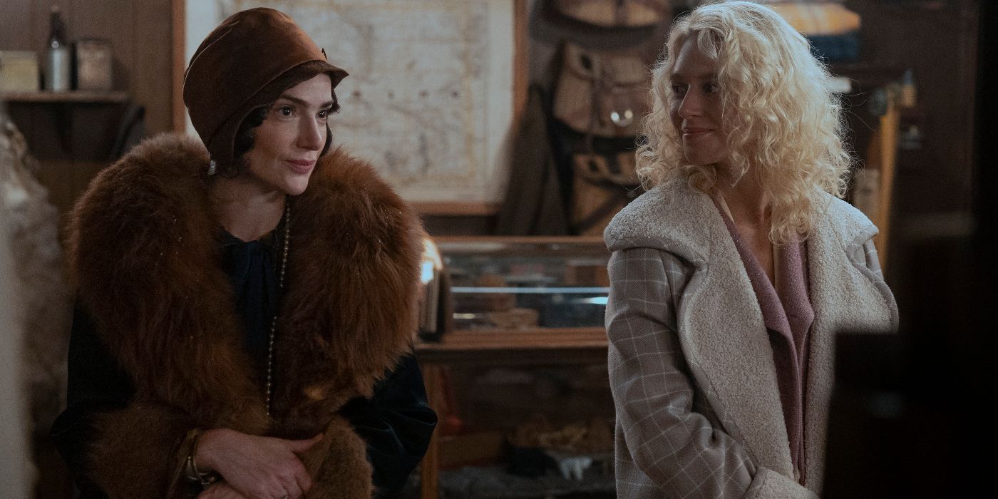 Janet Montgomery as Hillary and Julia Schlaepfer as Alex in 1923 Season 2 Episode 6