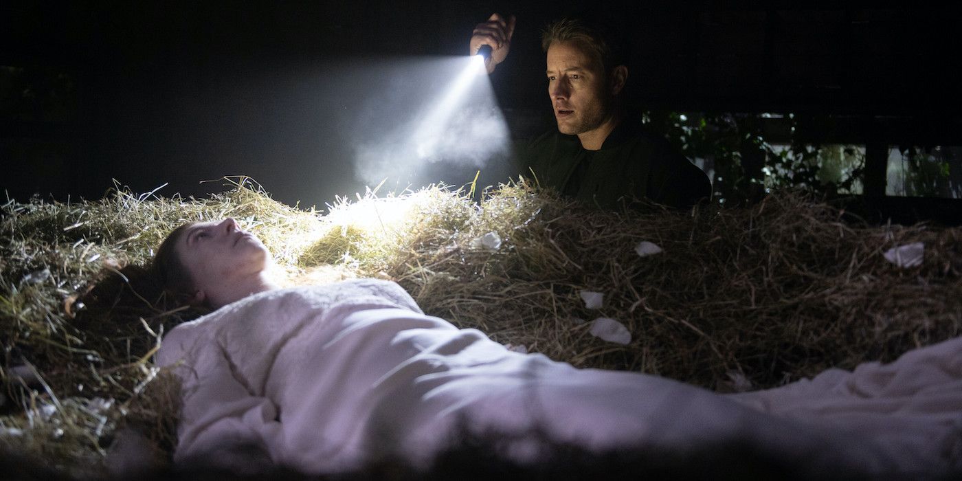Colter Shaw (Justin Hartley) finds a dead body on 'Tracker.'