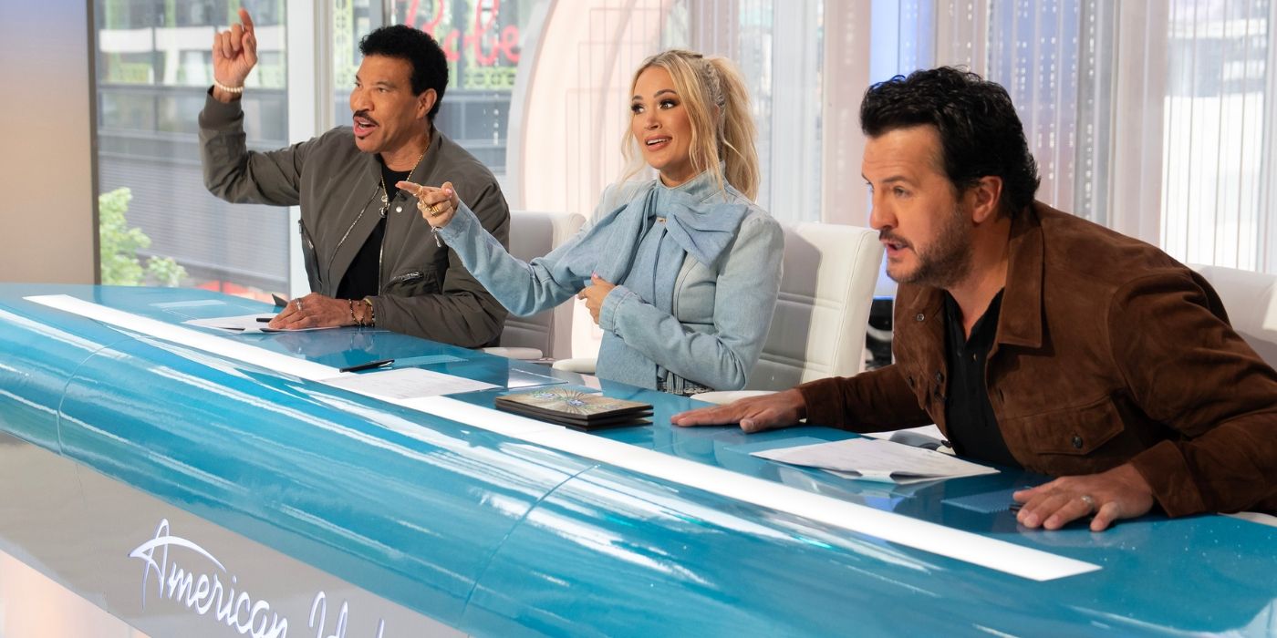 Judges Lionel Richie, Carrie Underwood, and Luke Bryan pick an &lsquo;American Idol&rsquo; hopeful during auditions.