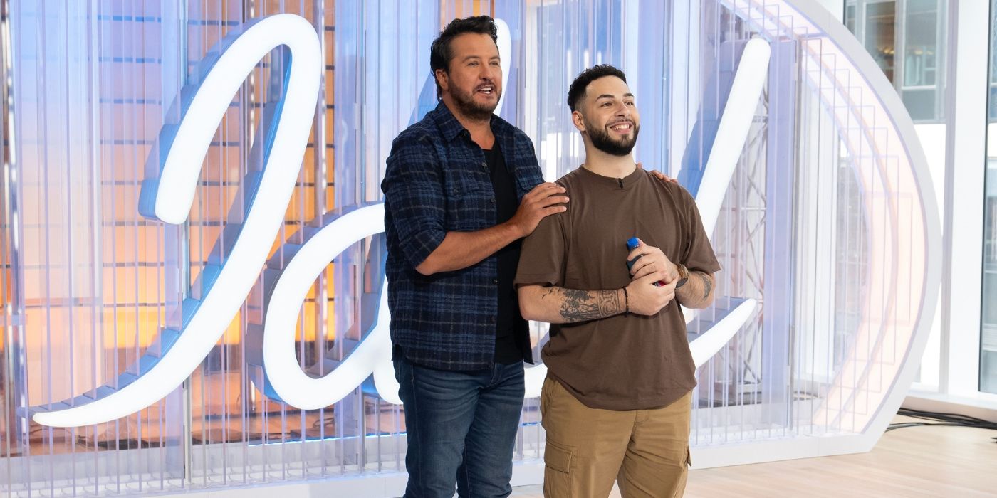 Luke Bryan joins Joey Ciccone during his audition for &lsquo;American Idol&rsquo; Season 23.