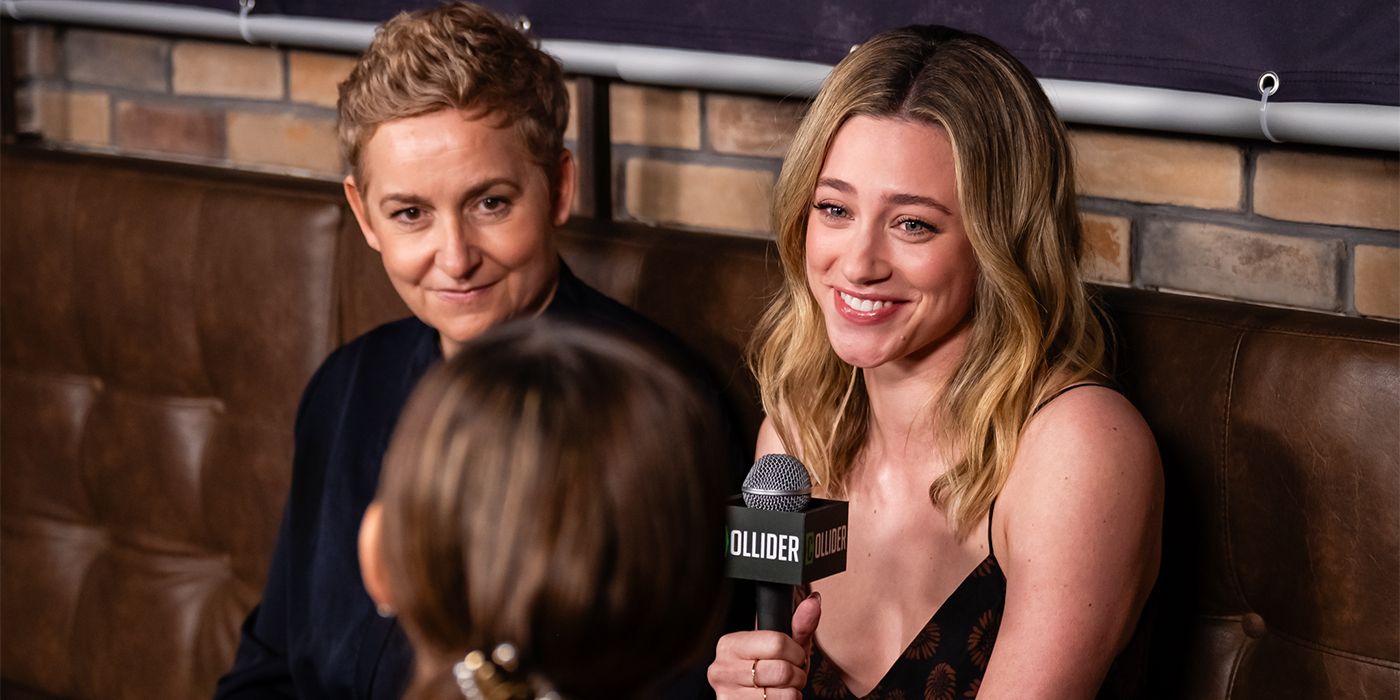 Lili Reinhart and Uta Briesewitz at SXSW 2025 for American Sweatshop