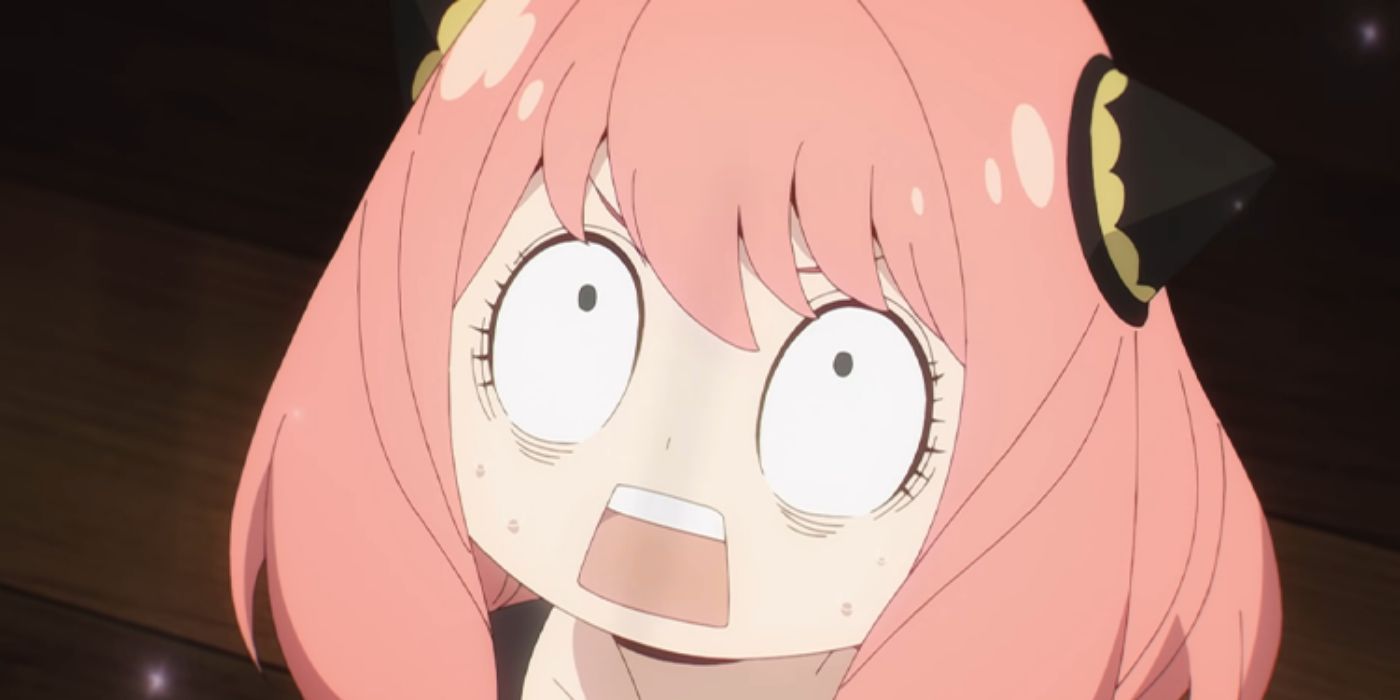 Anya with a shocked expression from Spy x Family