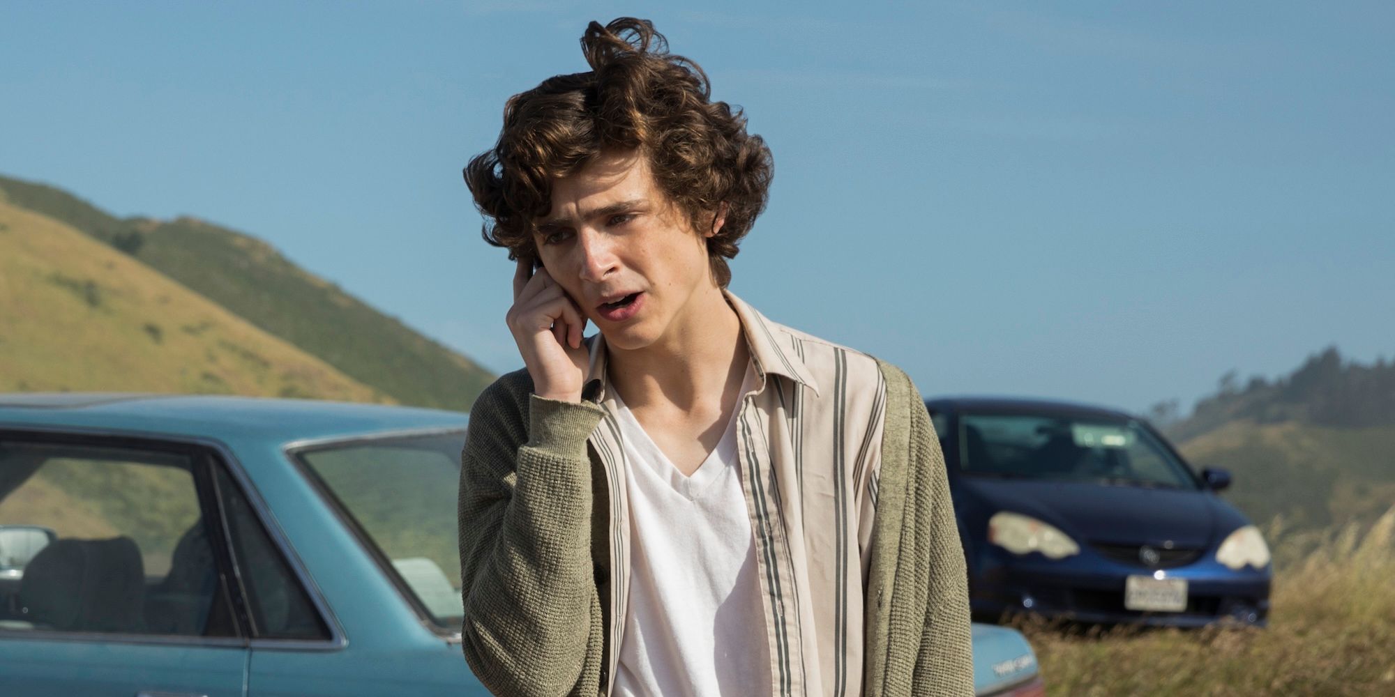 Timothée Chalamet as Nic Sheff in Beautiful Boy.