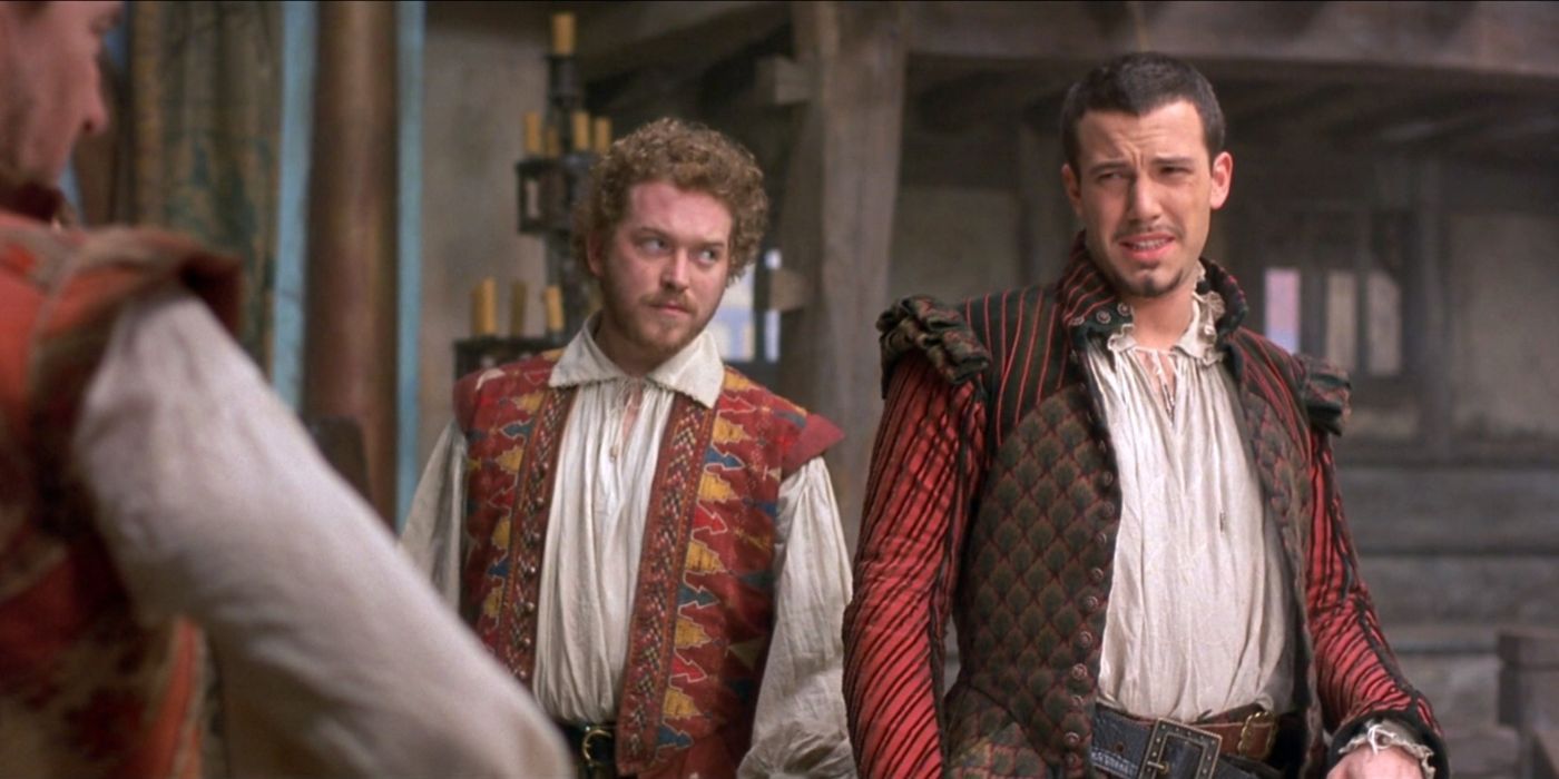 Ben Affleck sneering at someone in Shakespeare in Love.