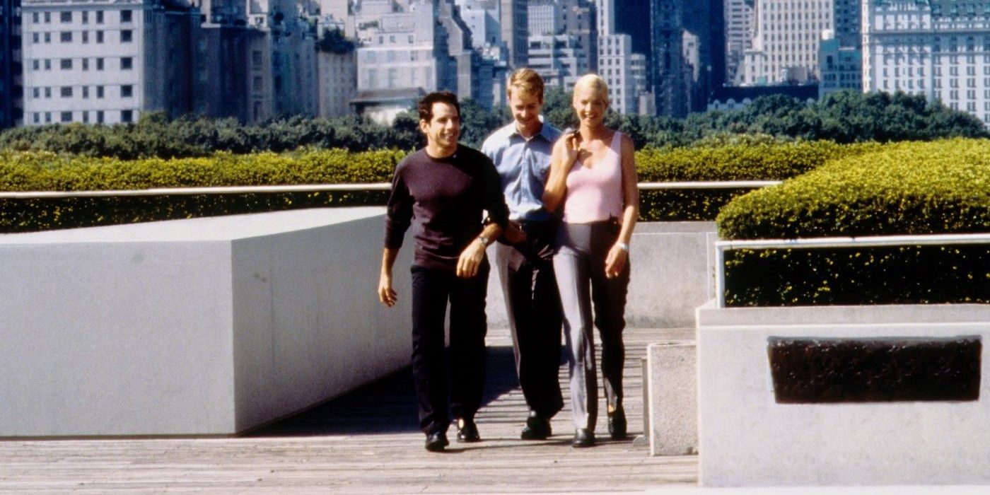 Ben Stiller (Jake), Edward Norton (Brian) and Jenna Elfman (Anna) in Keeping the Faith