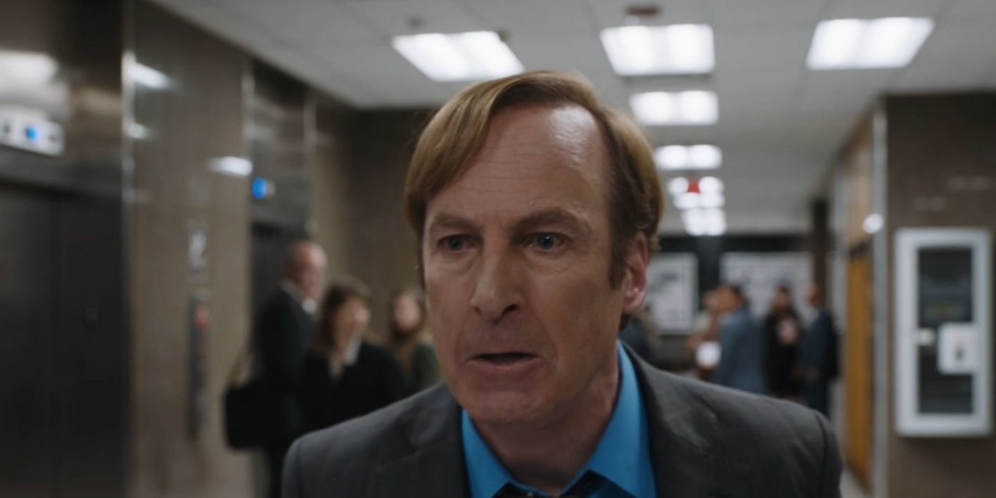 Bob Odenkirk as Jimmy screaming in 'JMM' from 'Better Call Saul'