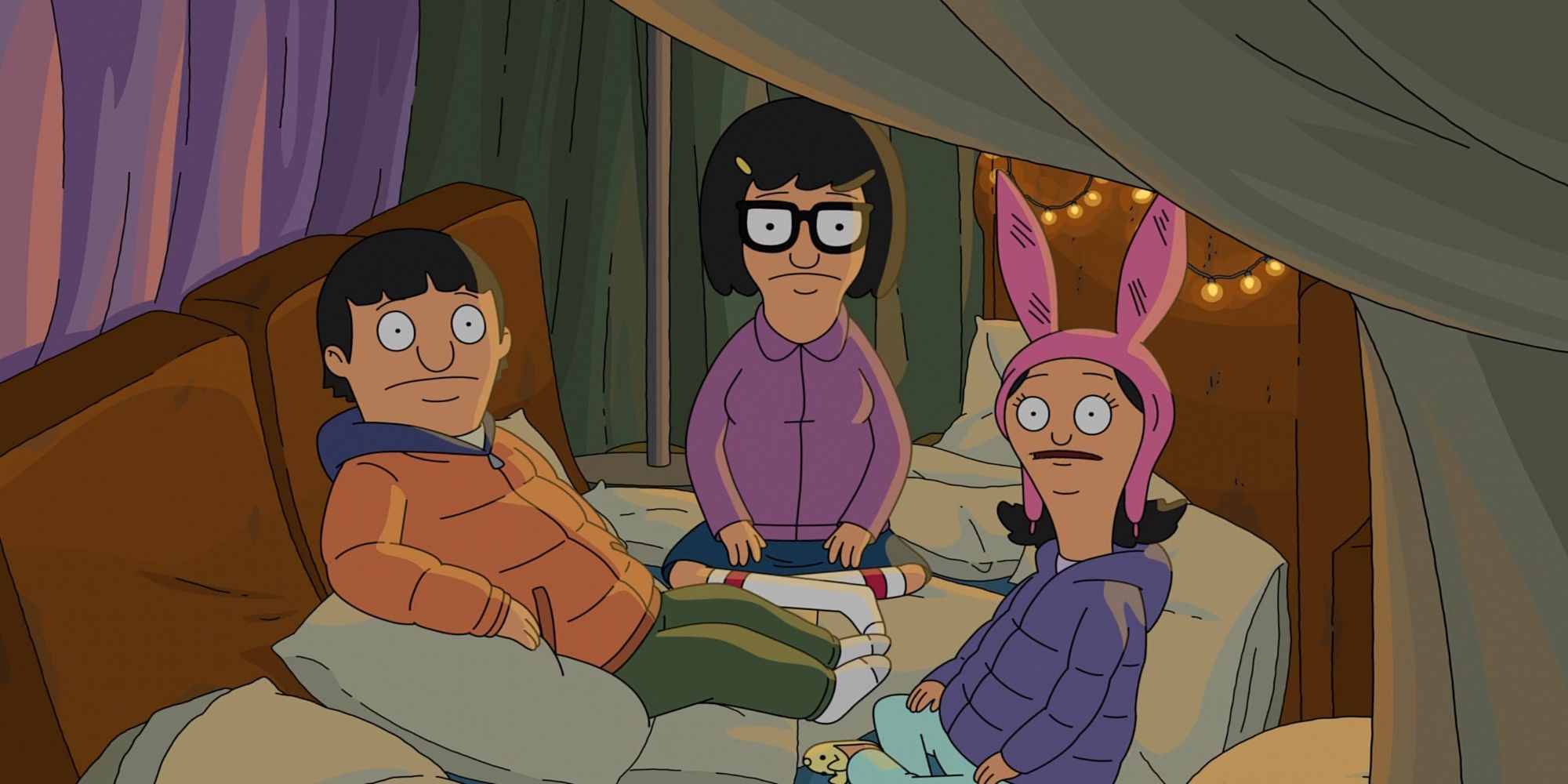 The Belcher kids in a blanket fort in &lsquo;Bob&rsquo;s Burgers&rsquo;