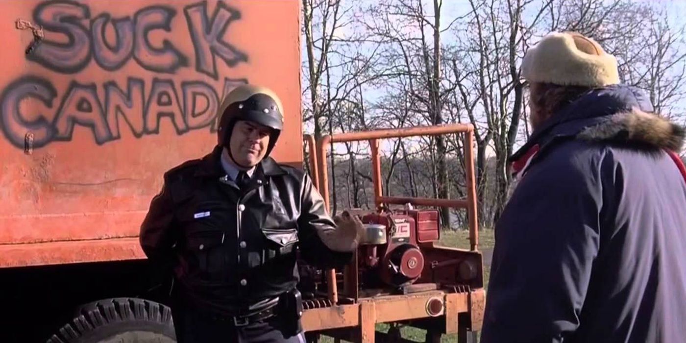 Dan Aykroyd and John Candy in Canadian Bacon