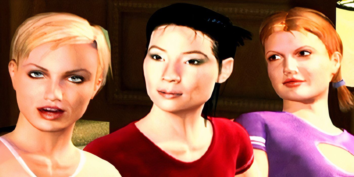 Cameron Diaz, Drew Berrymore, and Lucy Liu in the &lsquo;Charlie&rsquo;s Angels&rsquo; video game